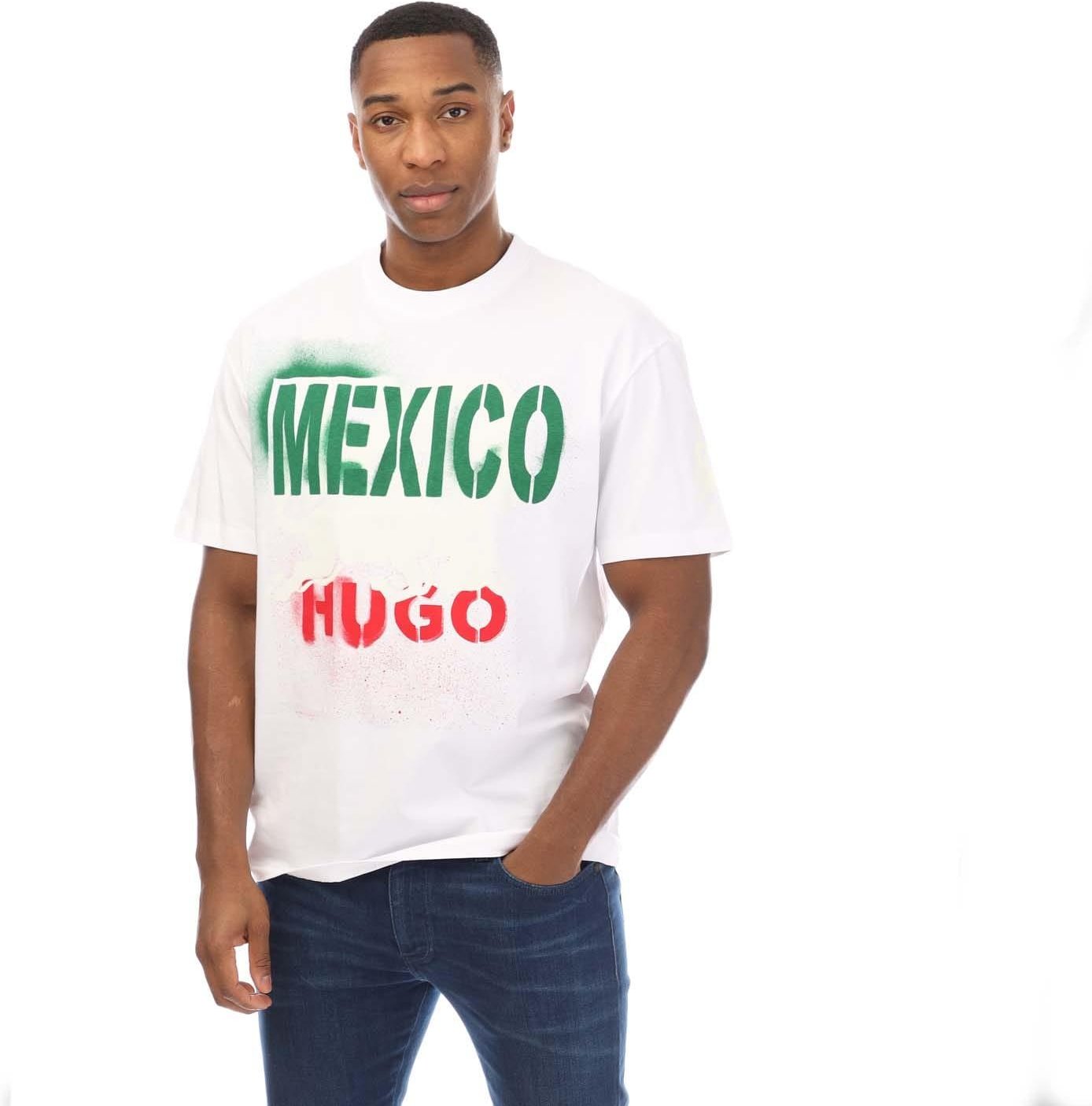 Hugo - "Mexico" T-Shirt für Herren (Weiß)