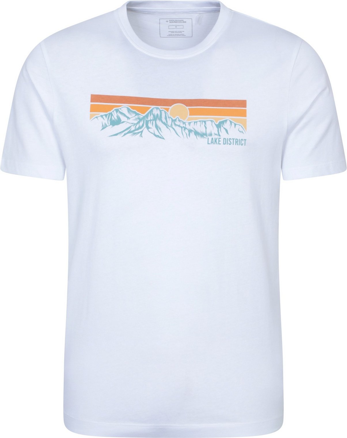 Mountain Warehouse - "Lake District" T-Shirt für Herren (Weiß)