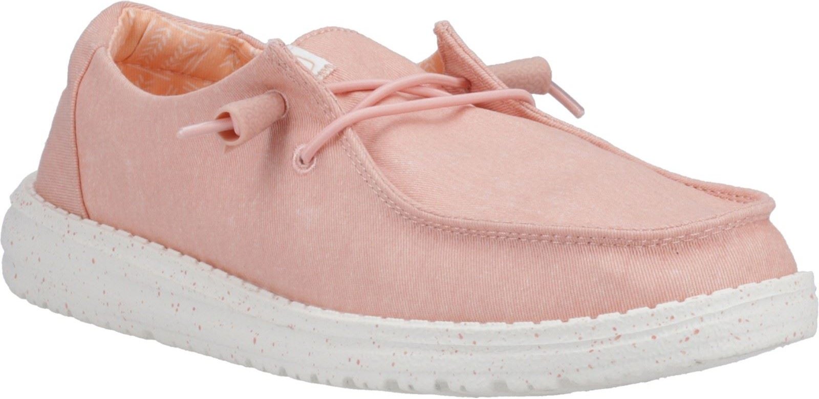 HEYDUDE Wendy Canvas 100% Baumwolle Damen Rosa Loafers