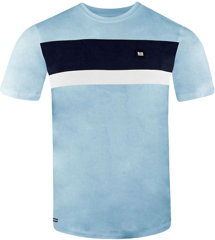 Wochenendtäter Kurzarm Blue Crew Neck Herren Kreuzworträtsel T-Shirt Woosts503