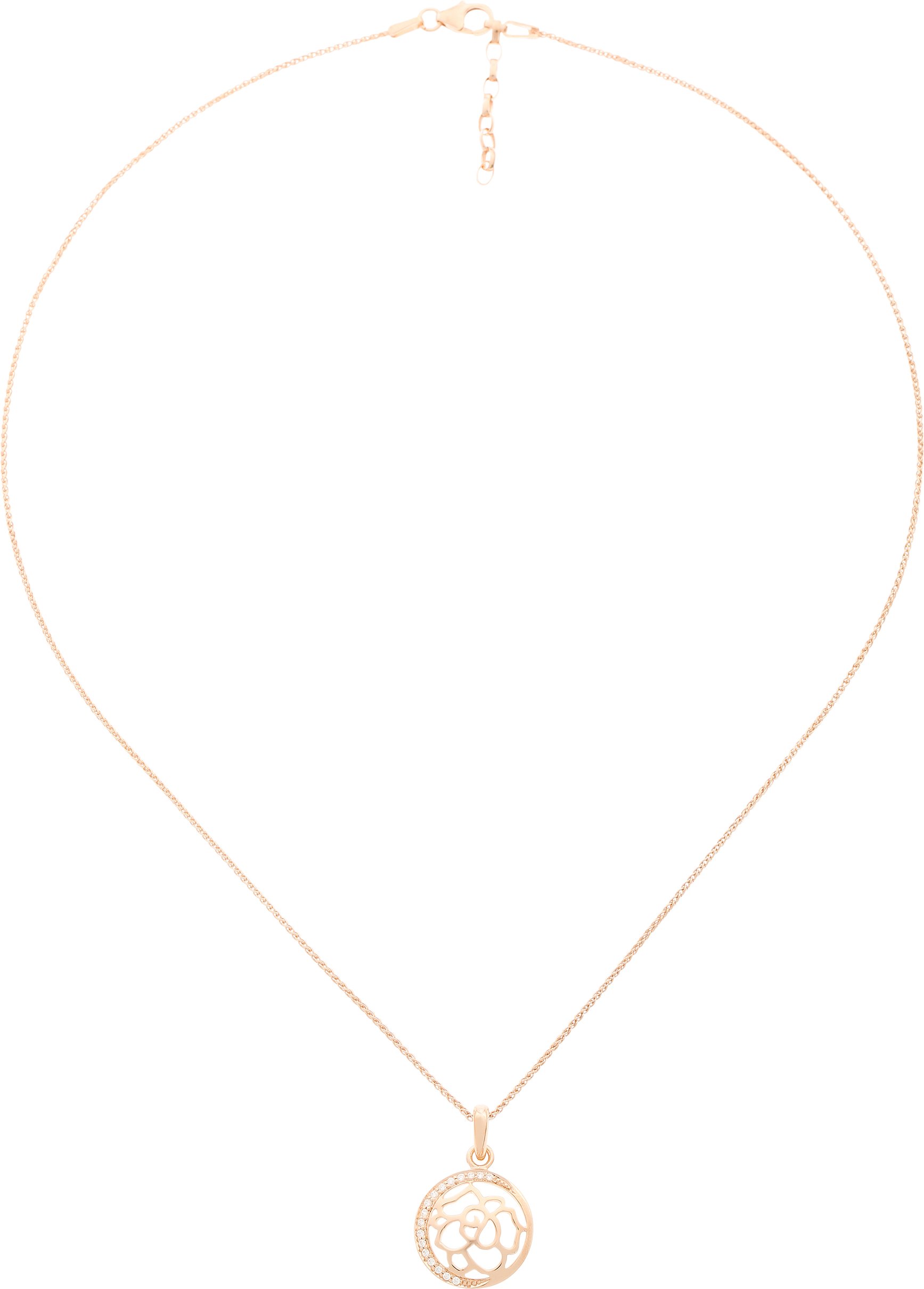 Orphelia 'Blair' Damenkette mit Anhänger aus 925er Sterlingsilber, Rosé, ZH-7089/1