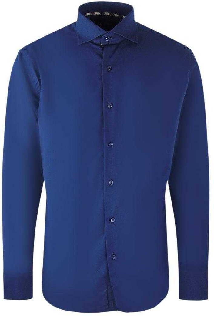 Aquascutum - Hemd für Herren, Langärmlig (Königsblau)