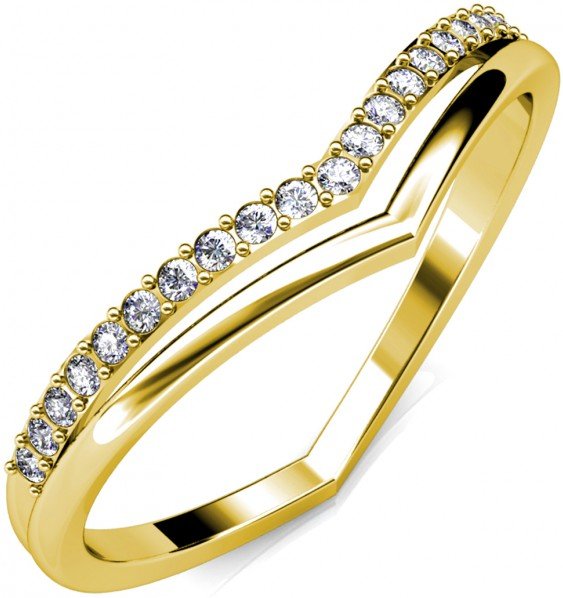 Tiryns Ring - Gold und Kristall