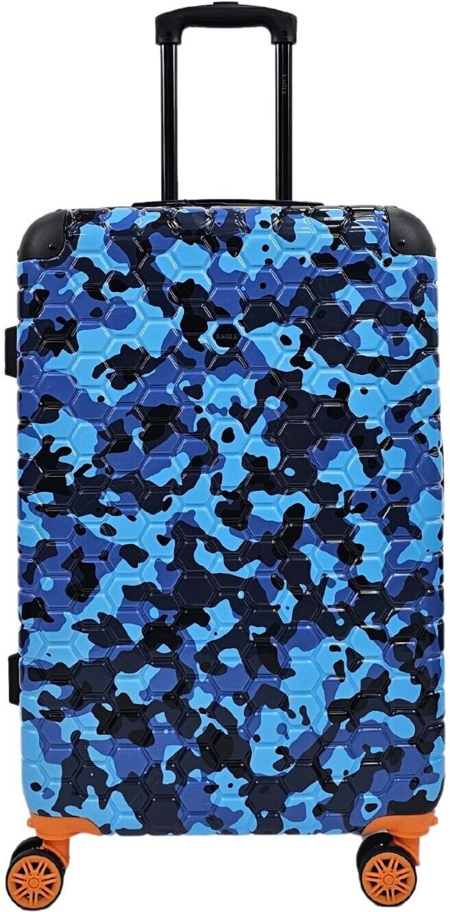 Hartschalen-Kabinenkoffer Robuste ABS-Gepäck-Reisetasche mit 8 Rädern