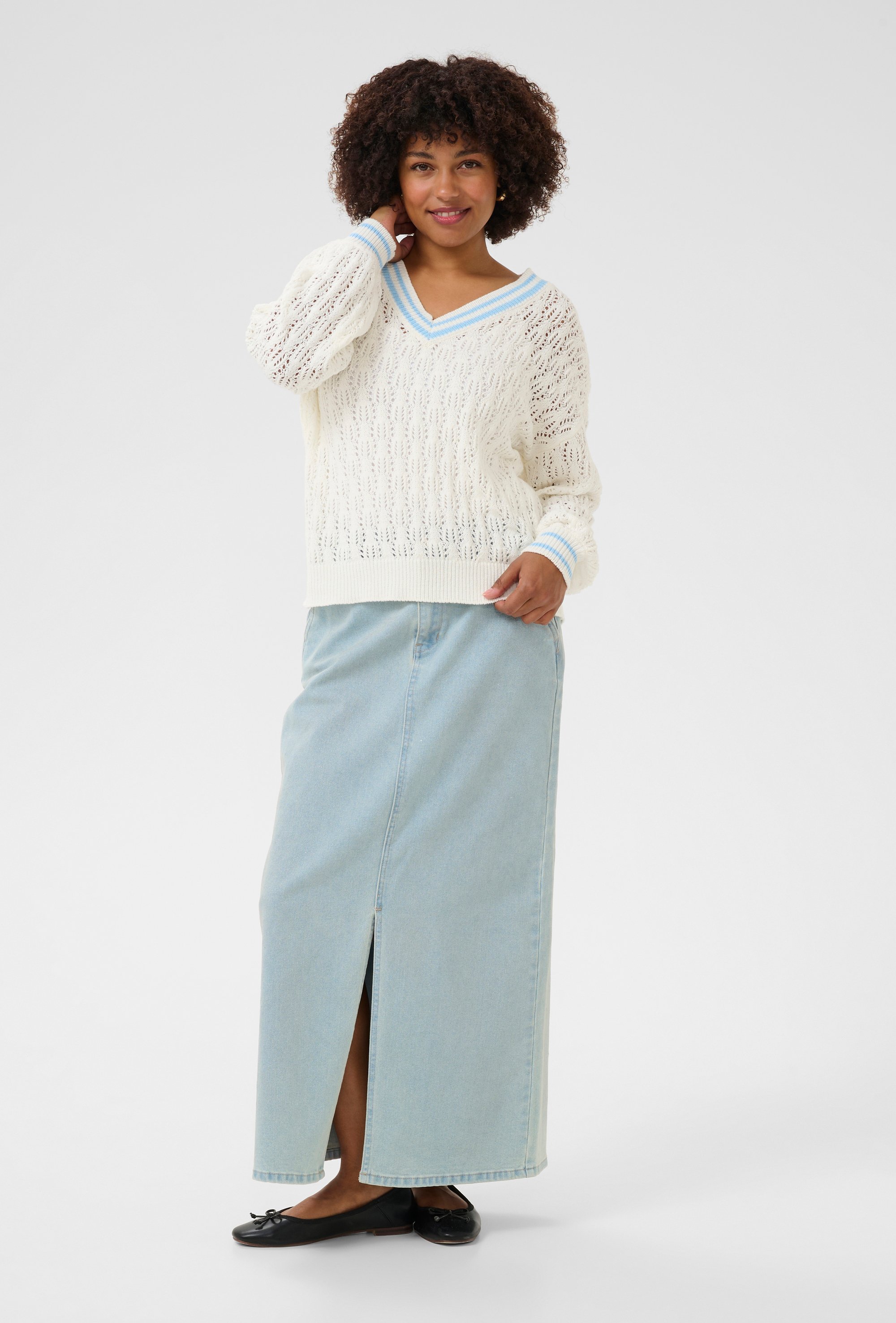 Strickpullover Loose fit white