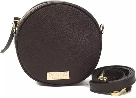 Rundes Leder-Crossbody-Modell Po5814