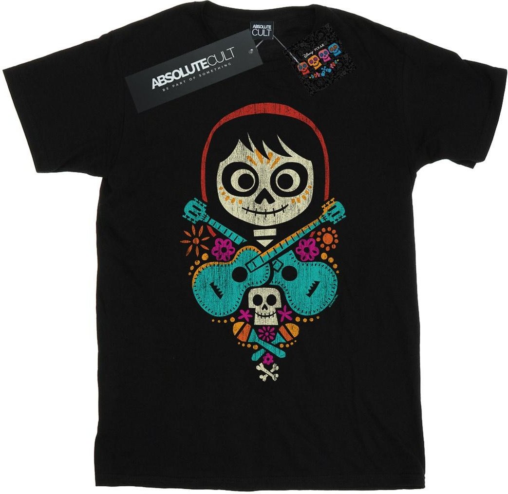 Disney - "Coco Miguel Crossed Guitars" T-Shirt für Herren (Schwarz)