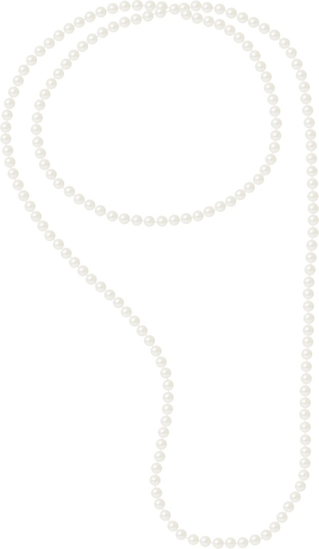 Sautoir OPERA Perles d'Eau Douce 7-8 mm Blanches Longueur 120 cm