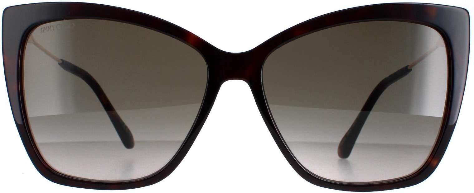 Thumbnail - Jimmy Choo Cat Eye Damen Dunkel Havanna Braun Farbverlauf Seba/S