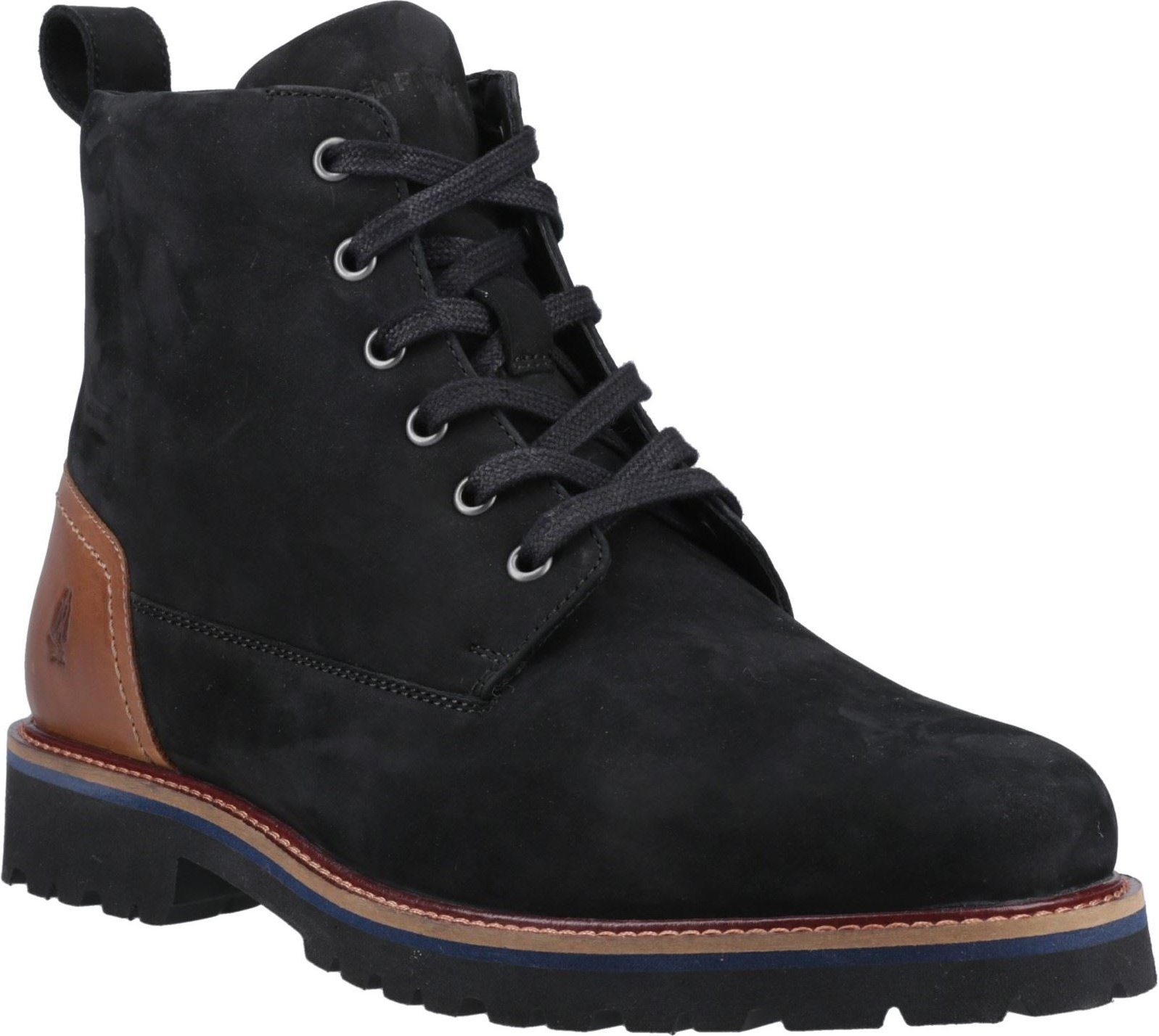 Thumbnail - Hush Puppies Maguire Nubuck Herren Schwarze Stiefeletten