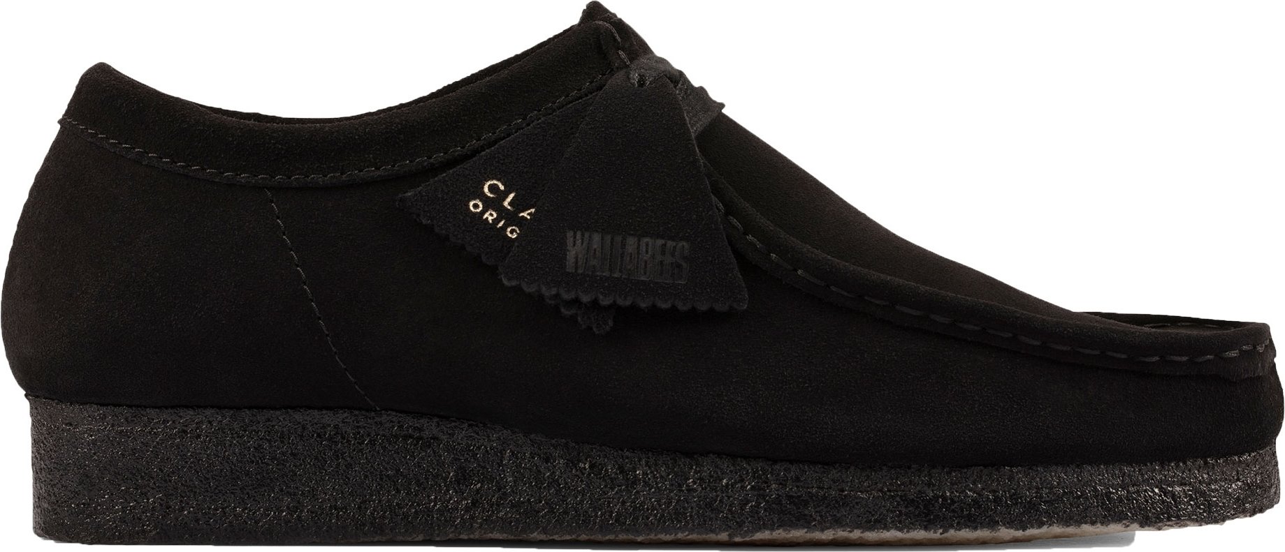 Thumbnail - Clarks Originals Wallabee Schuh Schwarz Wildleder