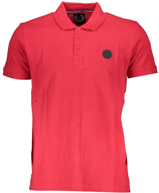Gianmarco Venturi Rosso Baumwoll Herren Polo