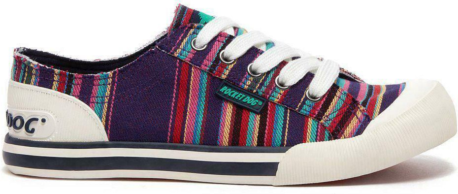 Rocket Dog Damen Jazzin Canvas Aloe Schnür-Turnschuh (Bunt)