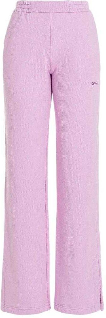 Off White - Trainingshose für Herren/Damen Unisex (Flieder)