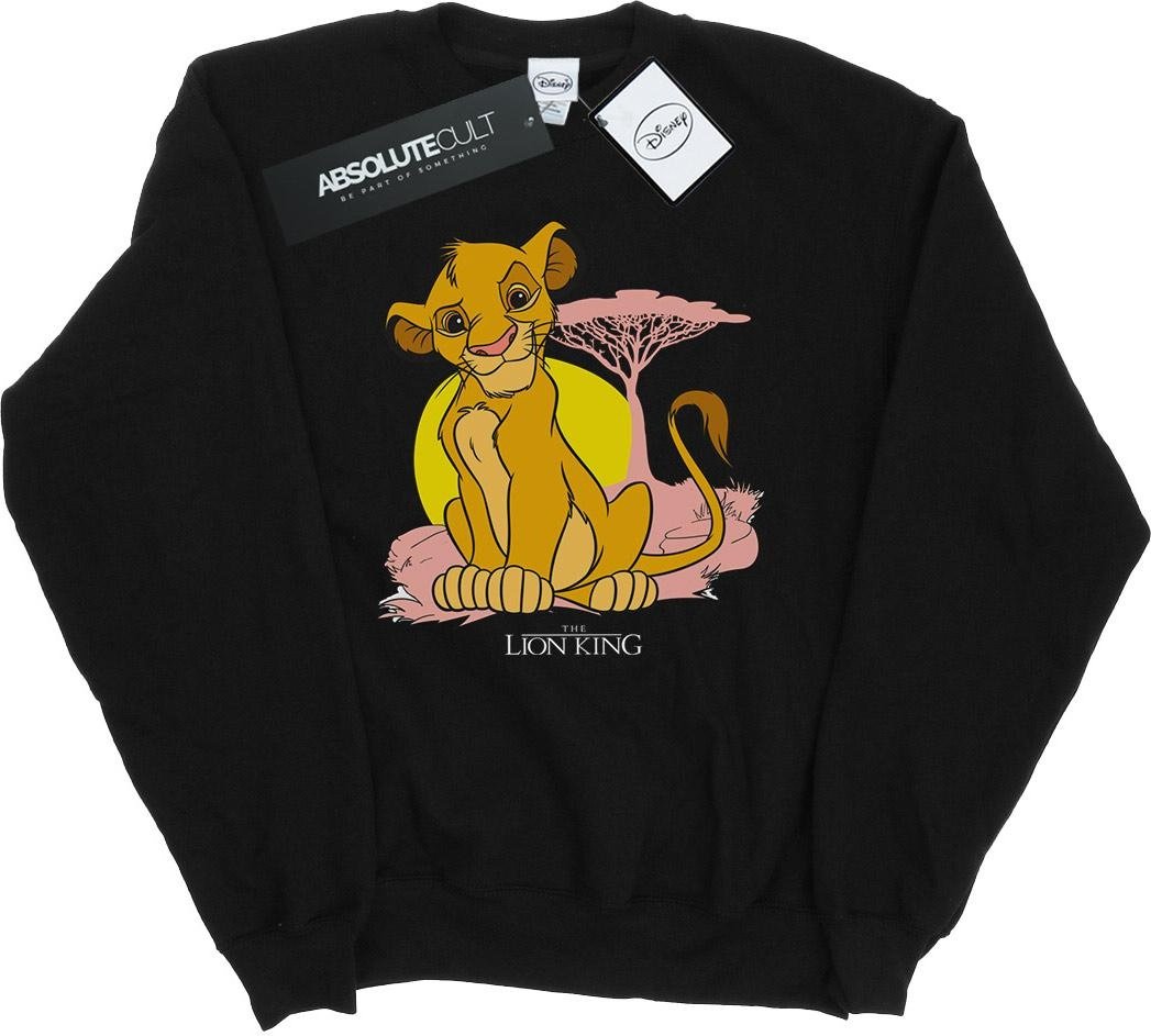 Disney - "The Lion King" Sweatshirt für Mädchen (Schwarz)