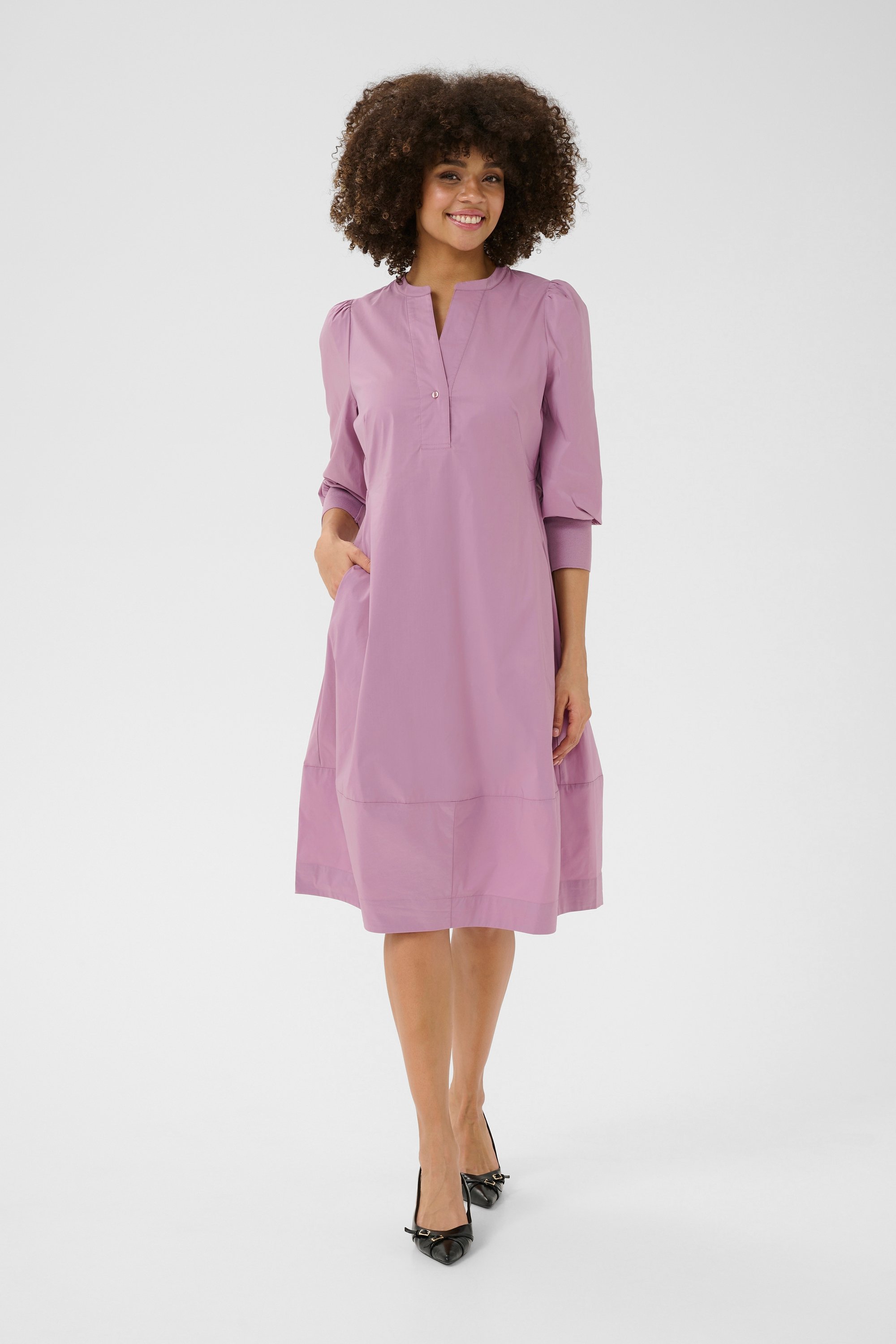 Kleid Feminine Valerian red