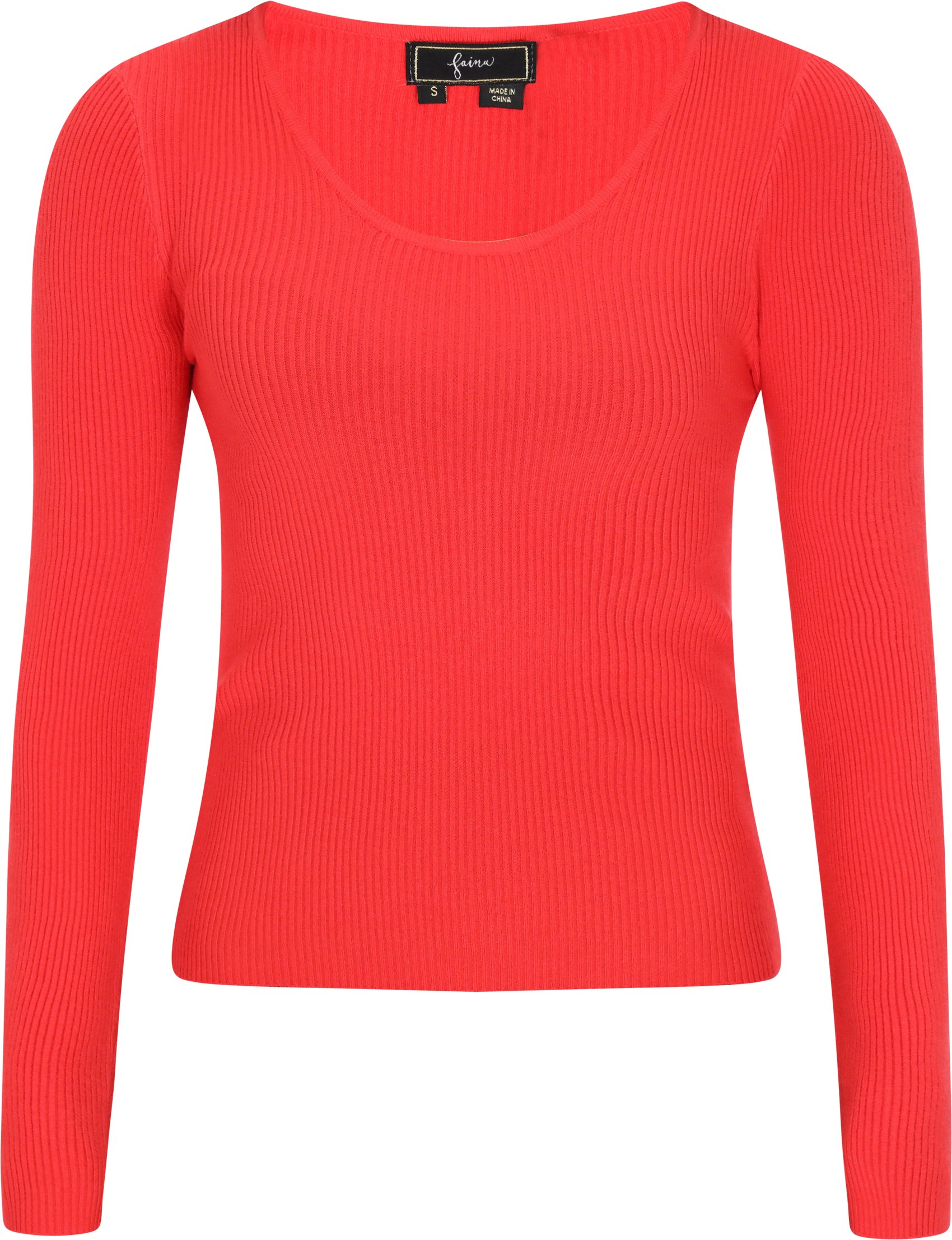 Faina Pullover Frauen Rot