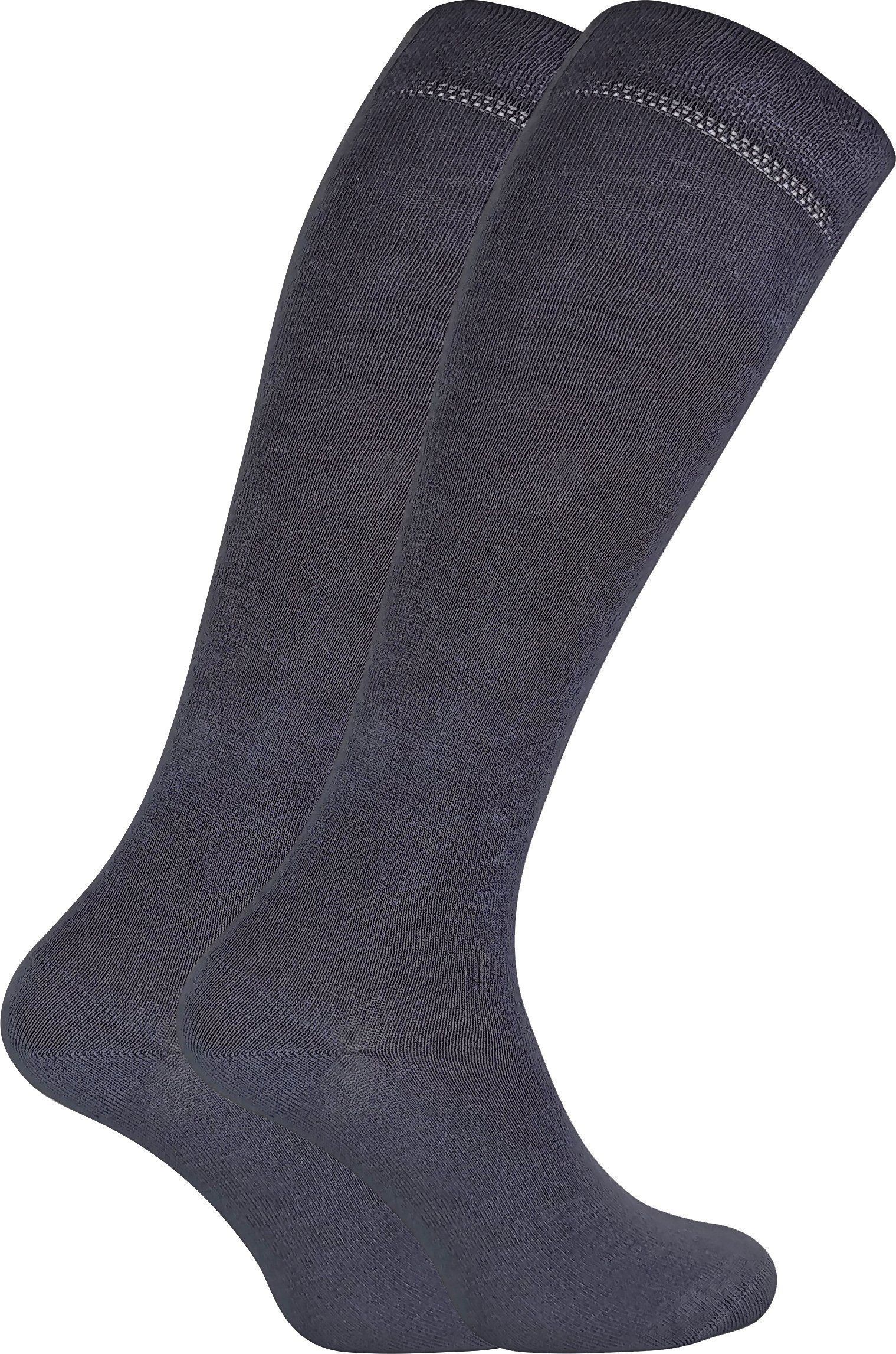 Thumbnail - Sock Snob - 2er-Pack Damen Atmungsaktive Gemusterte Kniestrümpfe aus Bambus