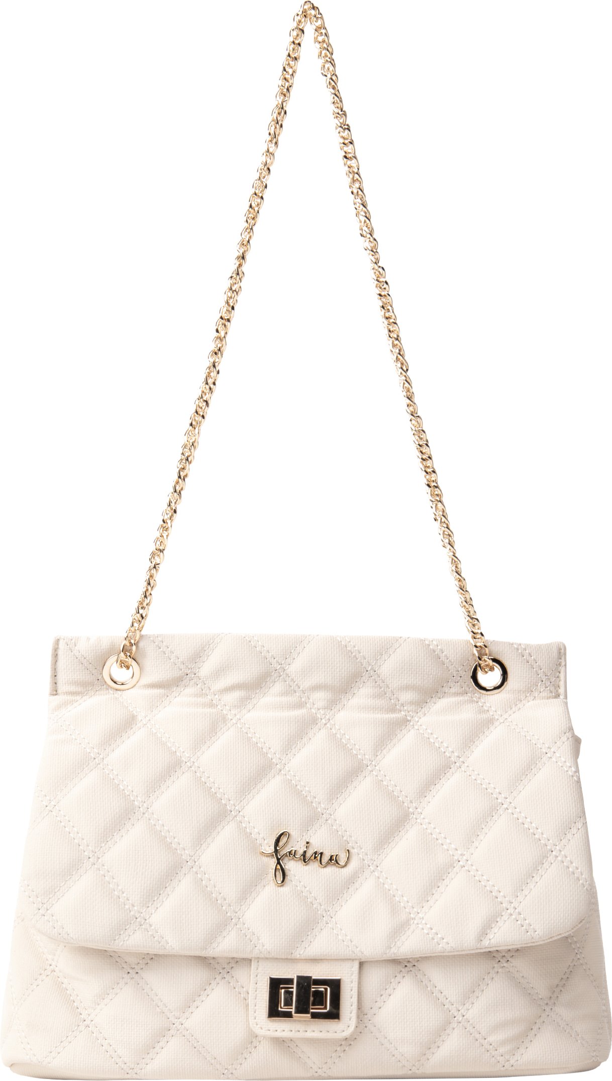 Faina Umhängetasche Damen Wollweiß