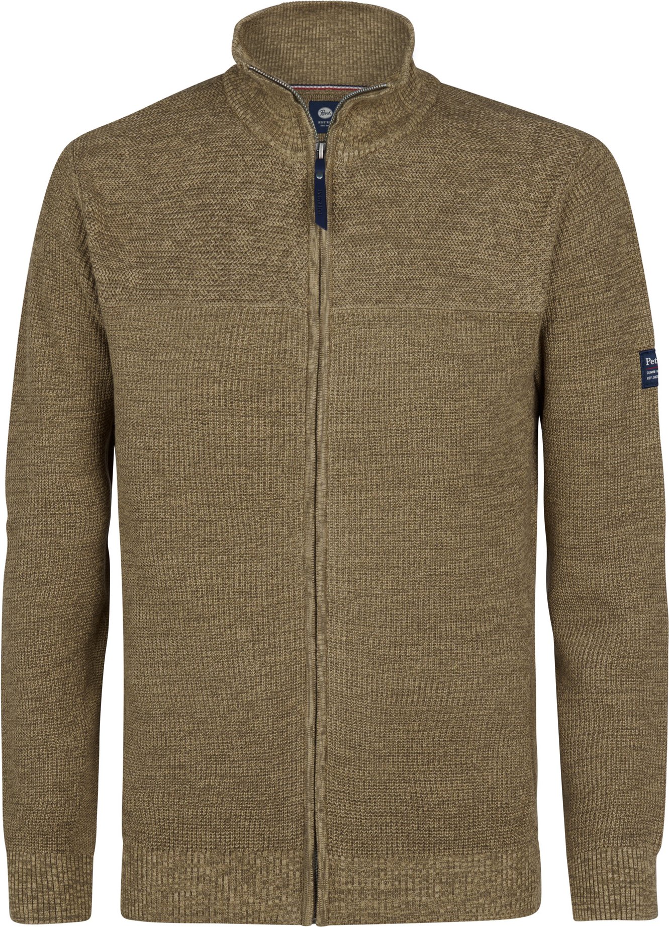 Petrol Industries - StrickStrickjacke Bristol Herren - Braun