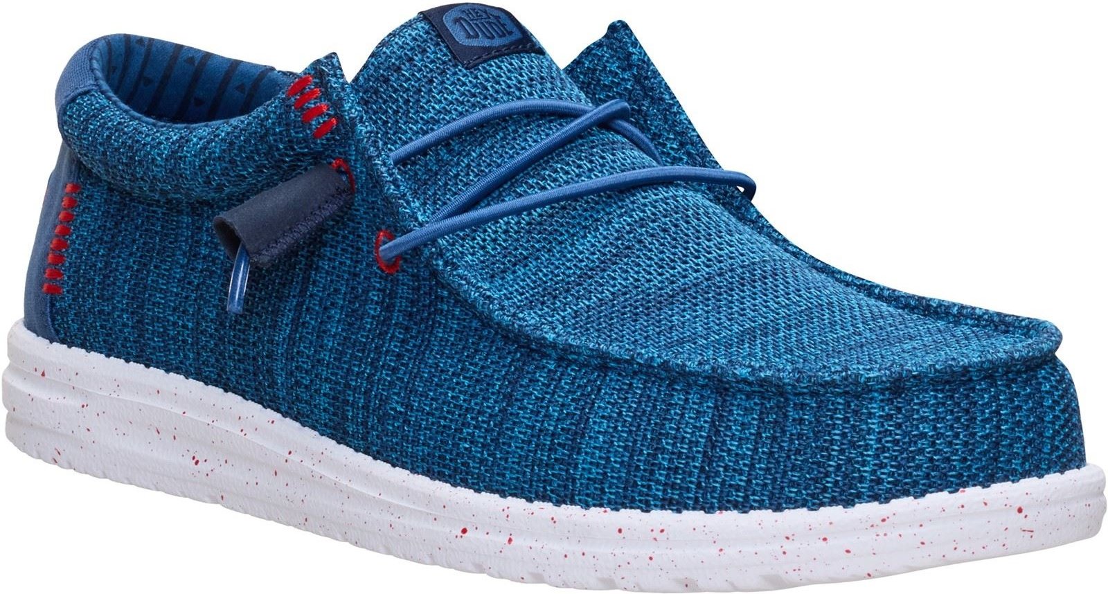 HEYDUDE Wally Stretch Sox Polyester Herren Mokassins in Marineblau/Multi