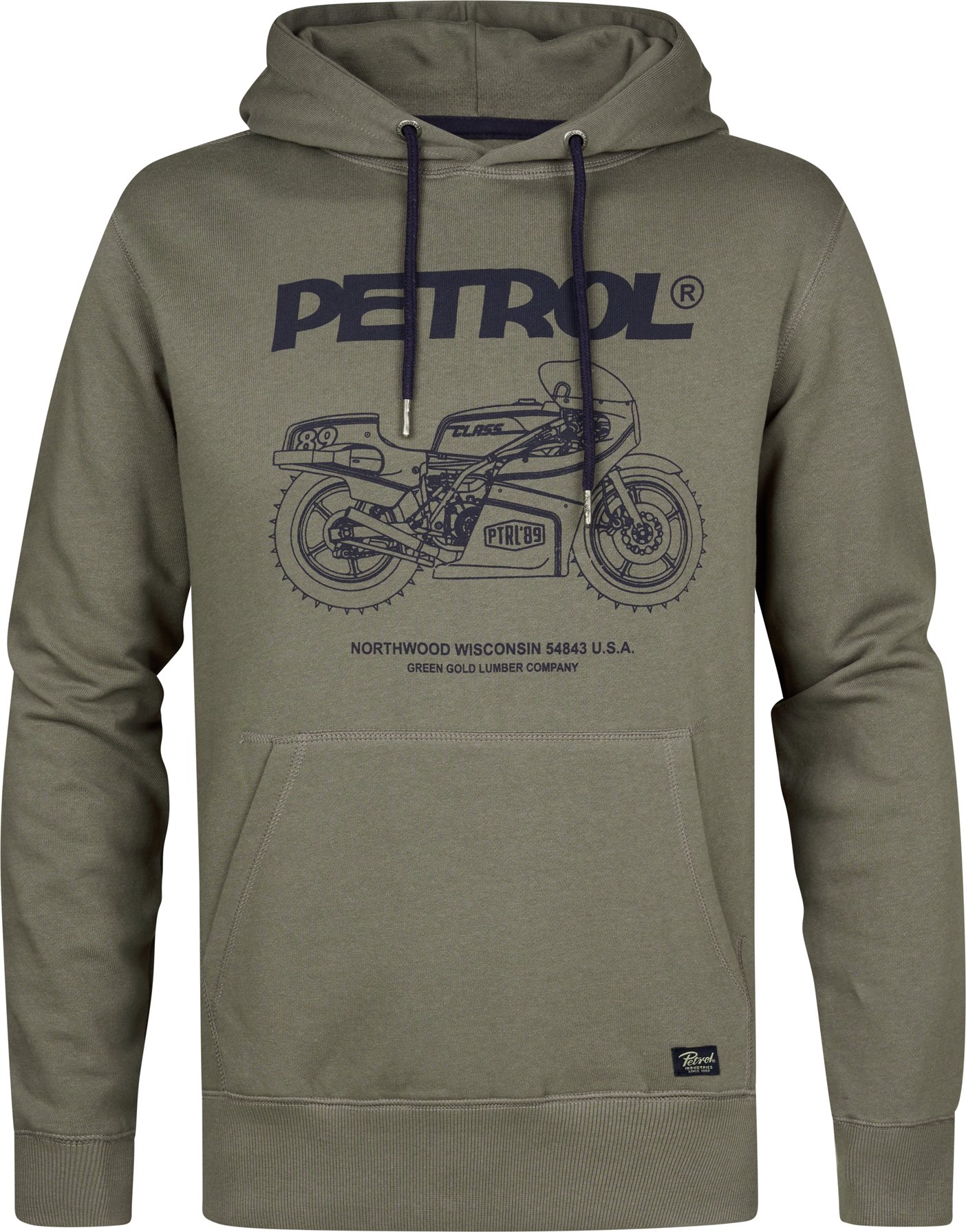 Petrol Industries - Artwork Hoodie Sioux Falls Herren - Grün