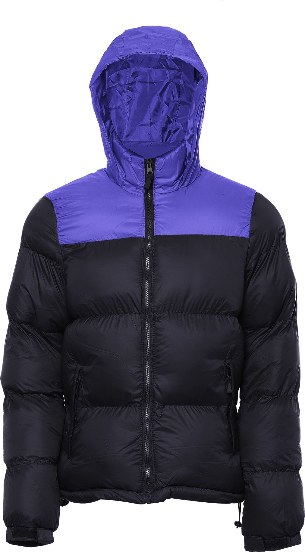 Mo Wattierte Steppjacke Herren Schwarz Kobalt