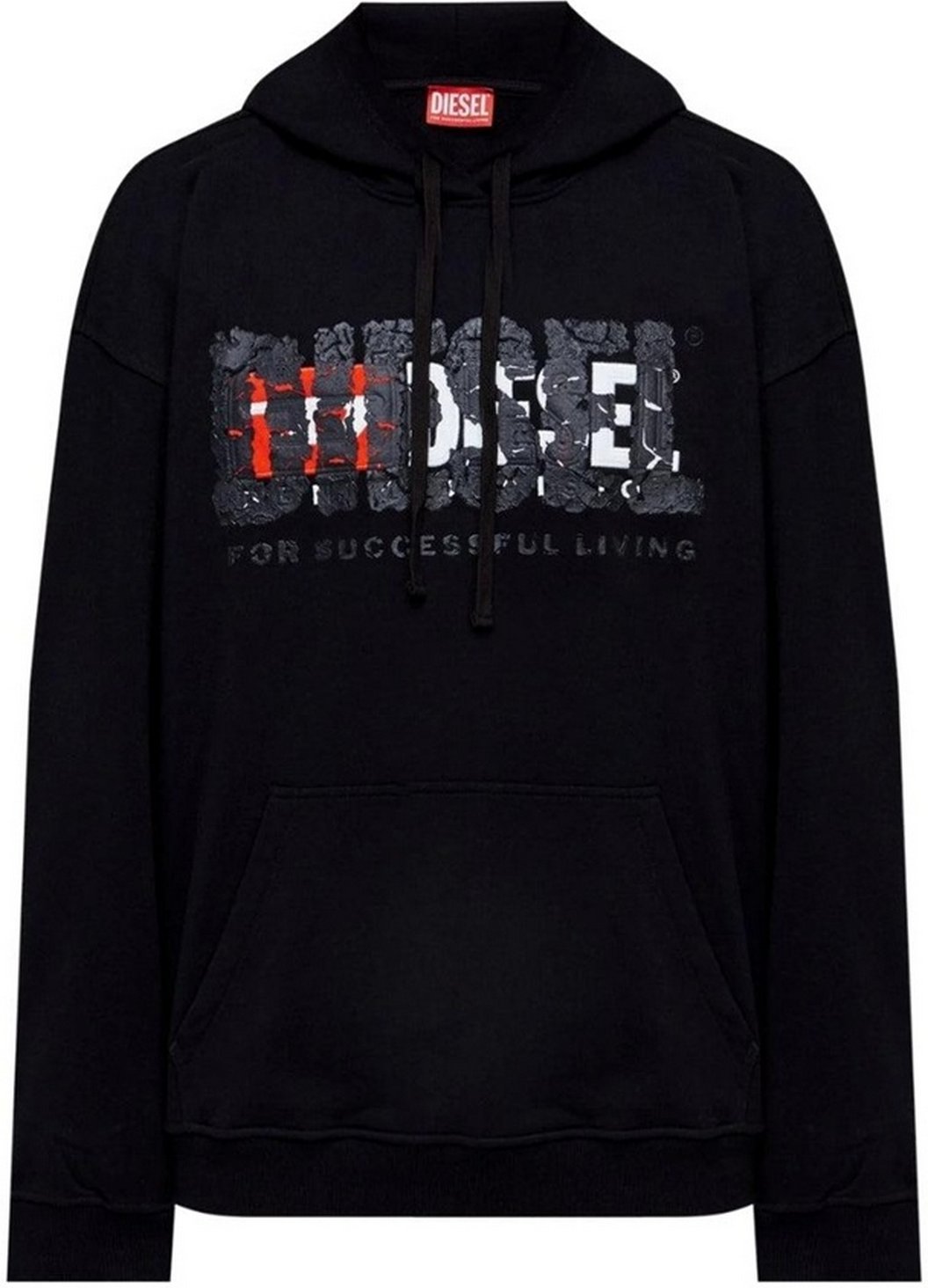 Diesel - Kapuzenpullover für Herren (Schwarz)