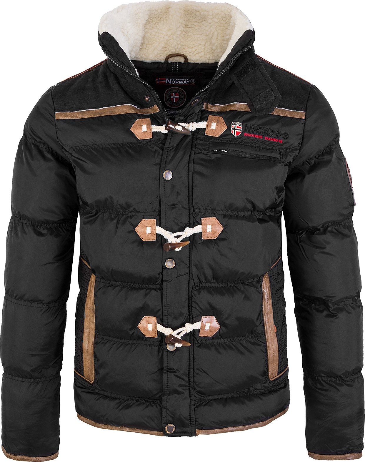 Geographical Norway Jacke Schwarz