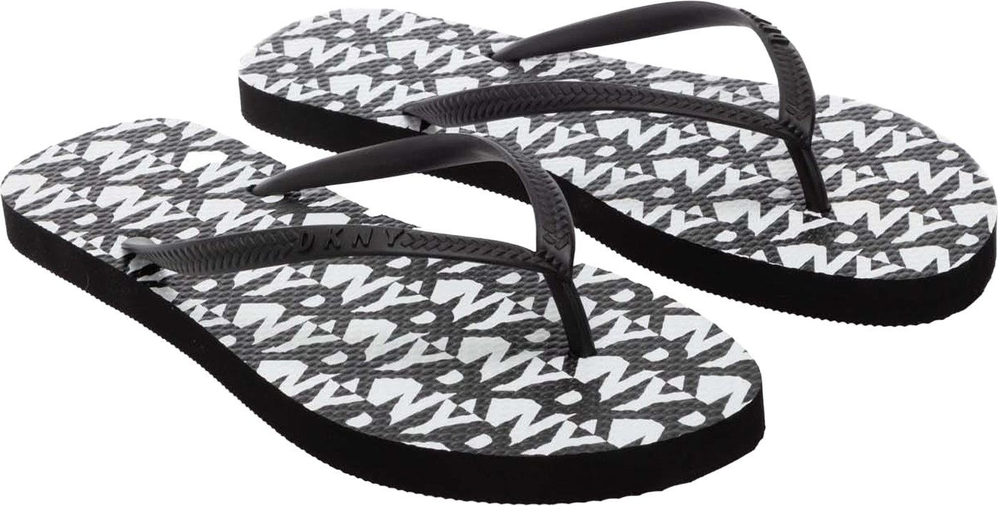 DKNY - "Susan" Flipflops für Damen (Schwarz/Cremefarbe)