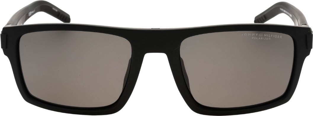 Thumbnail - Tommy Hilfiger Grey PZ Lens Matte Black Sonnenbrille