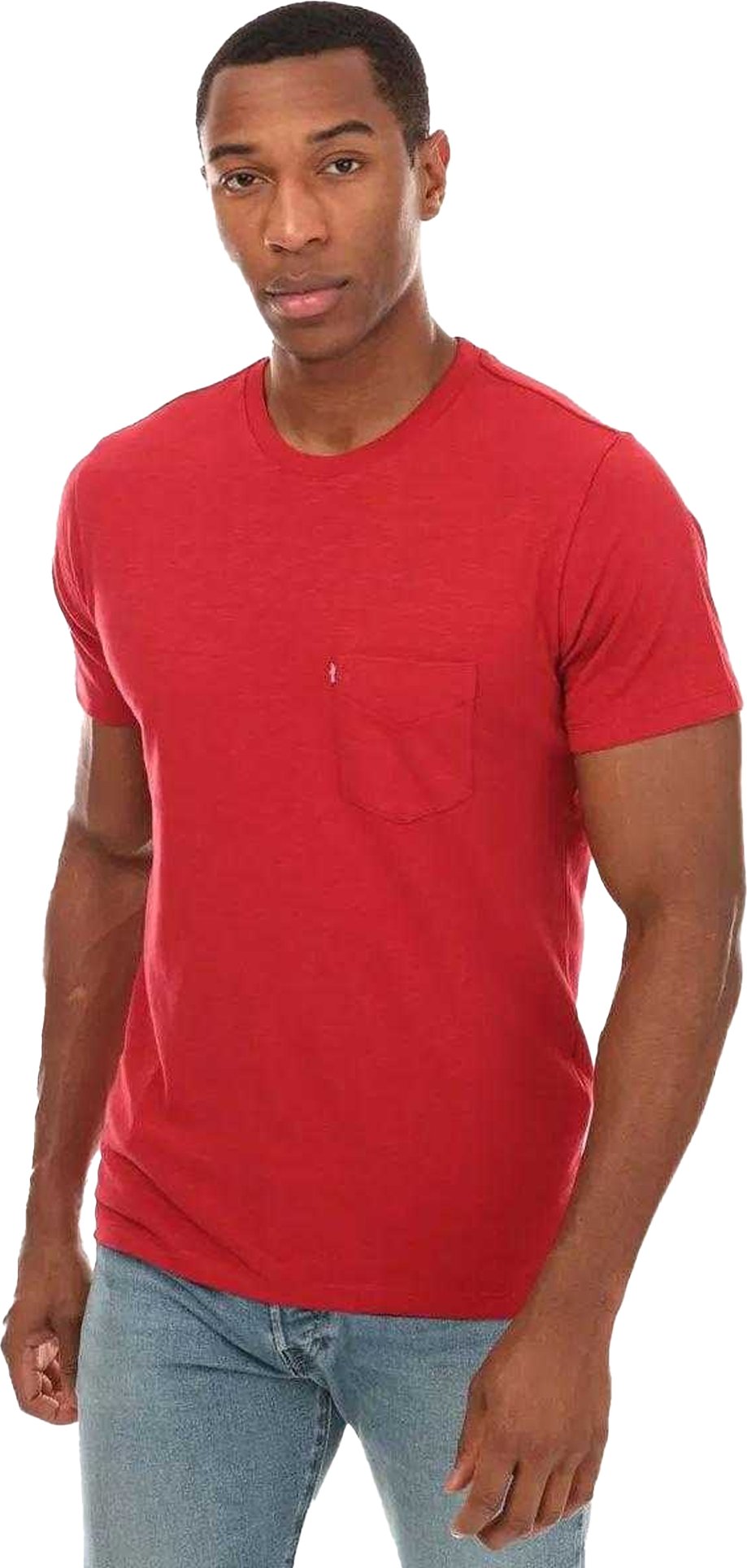 Levis - T-Shirt für Herren, Tasche (Rot)