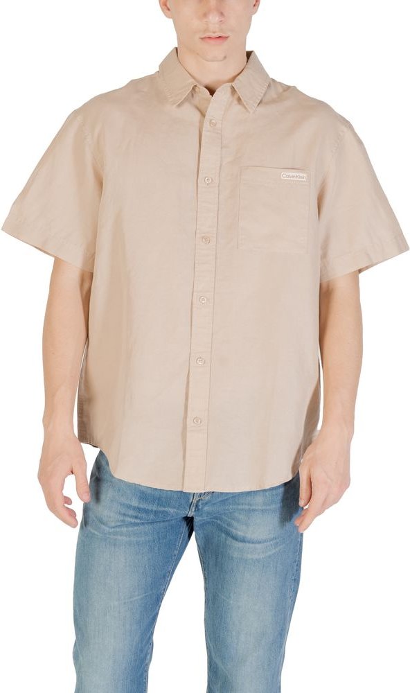 Kurzarm-Hemd mit Button-Down-Kragen