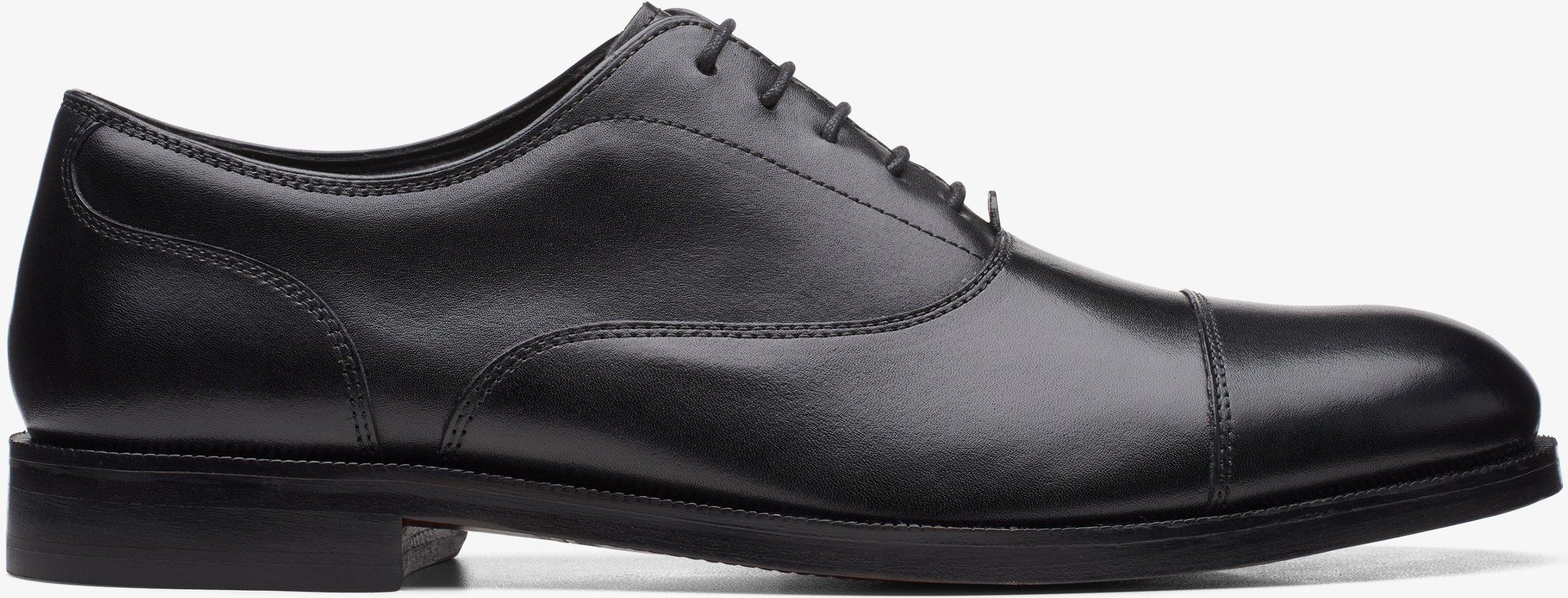 Craftdean Kappe Schwarze Lederschuhe