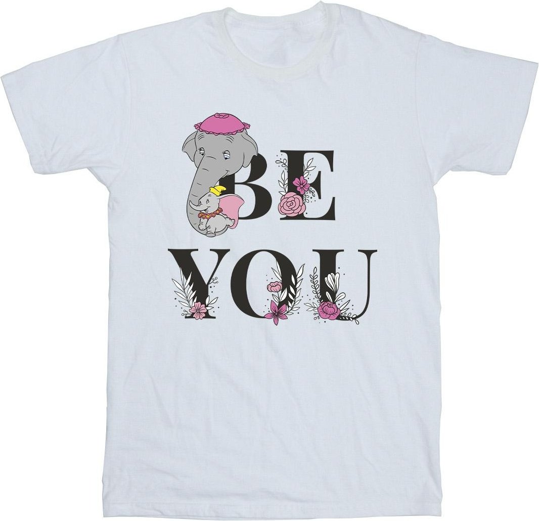 Disney - "Dumbo Be You" T-Shirt für Mädchen (Weiß)