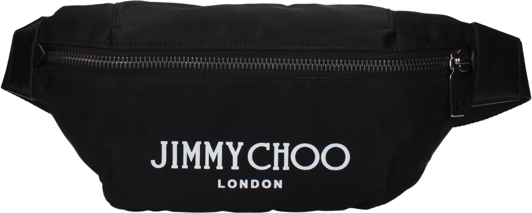 Jimmy Choo Schwarzer Stoff Rucksack