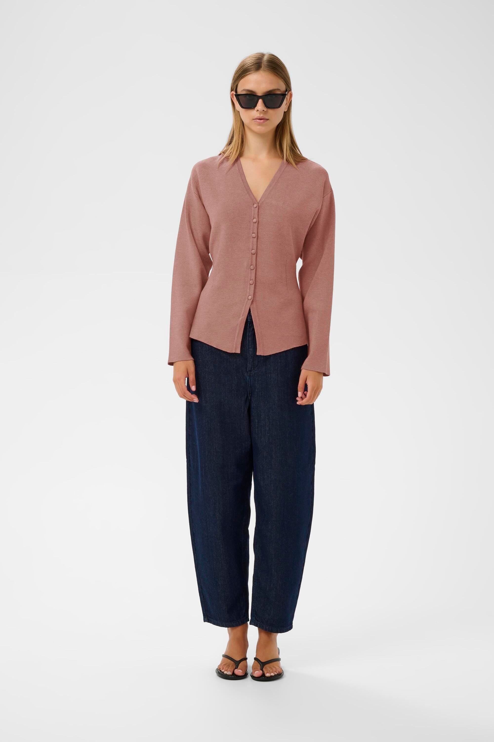 Strickpullover YenahIW Strickpullover Feminine Form rose