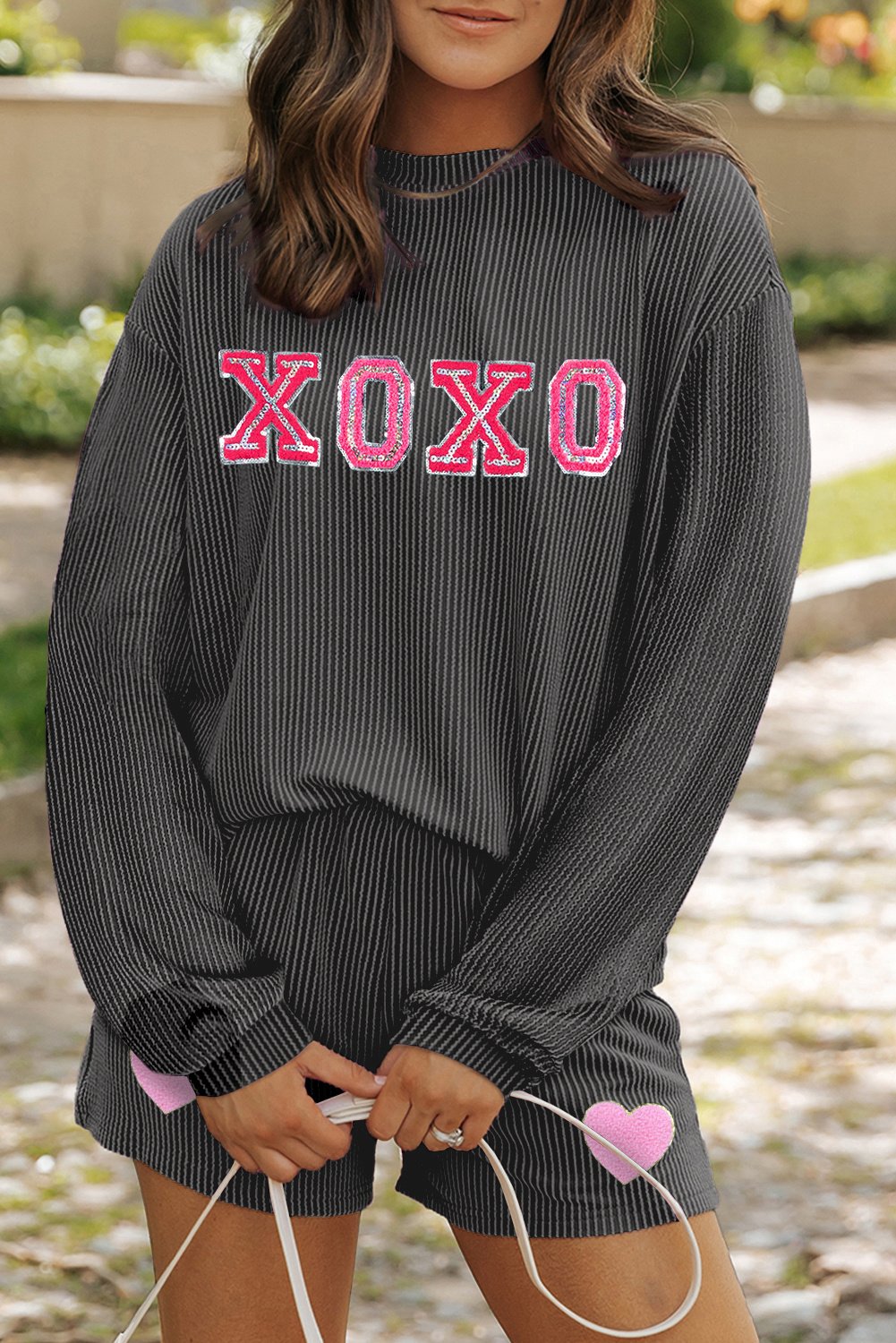 Rippstrick Xoxo Loungewear Set