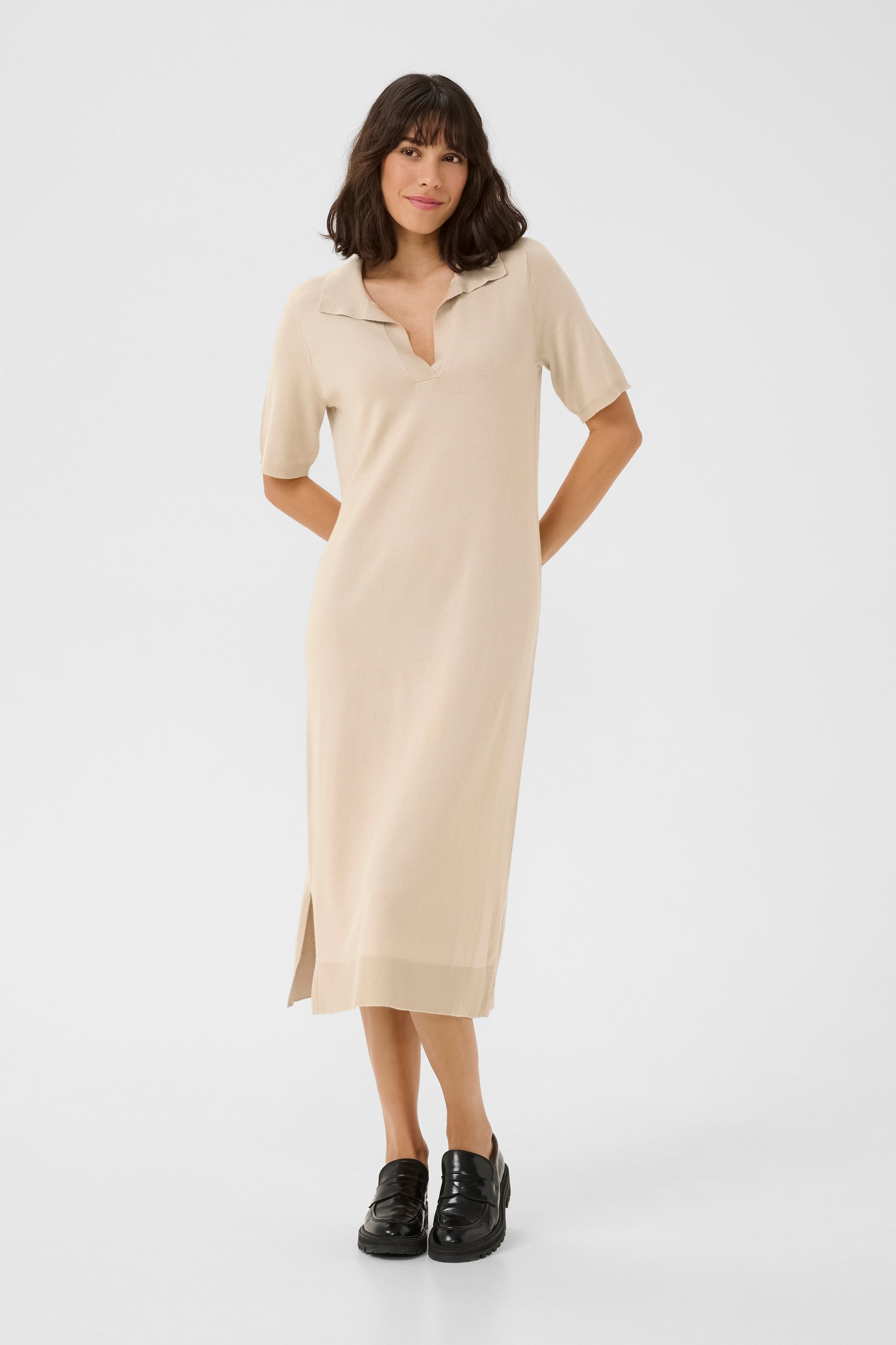 Thumbnail - Kleid Casual fit beige