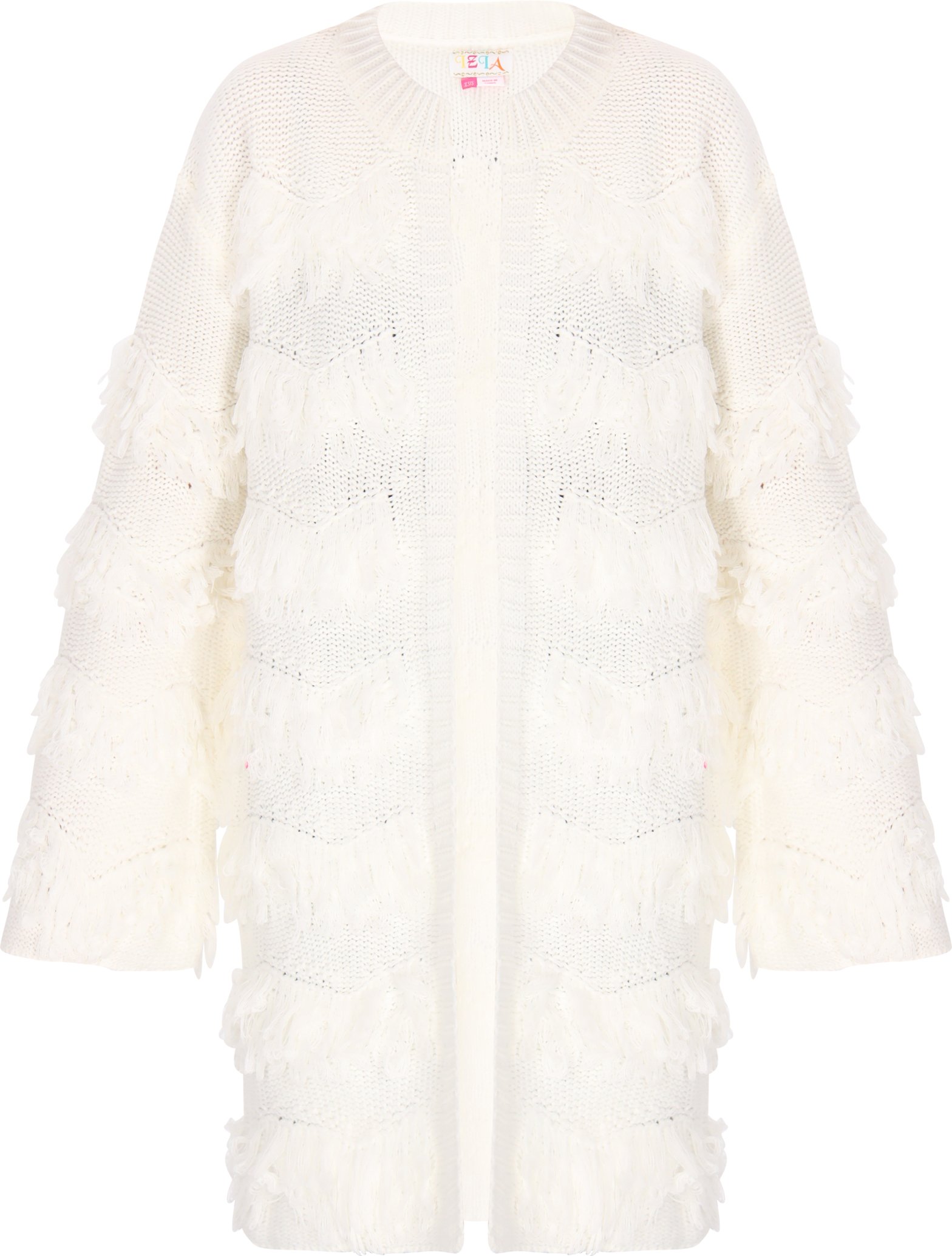 IZIA Strickjacke Frauen Weiß