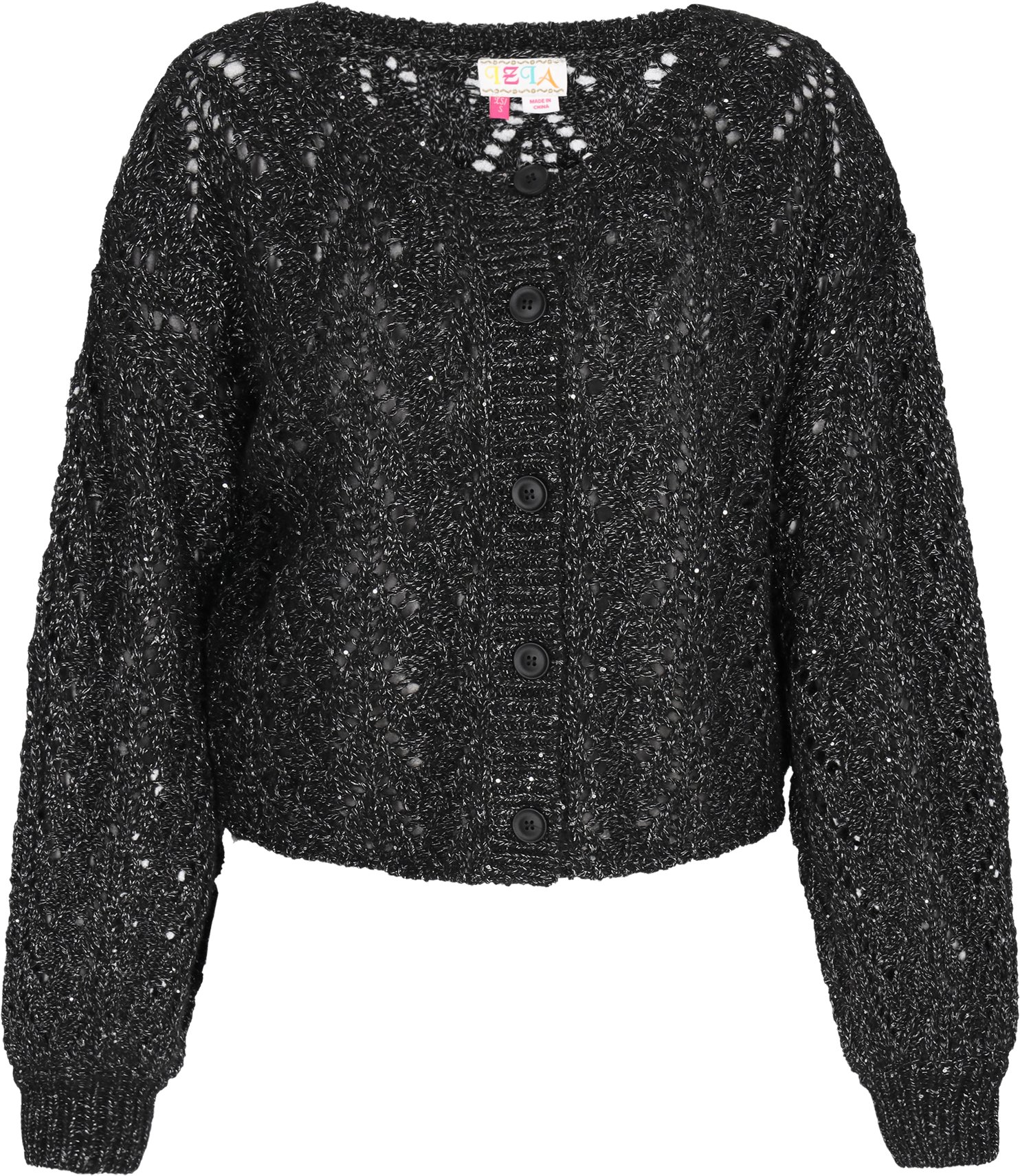 IZIA Strickjacke Frauen Schwarz