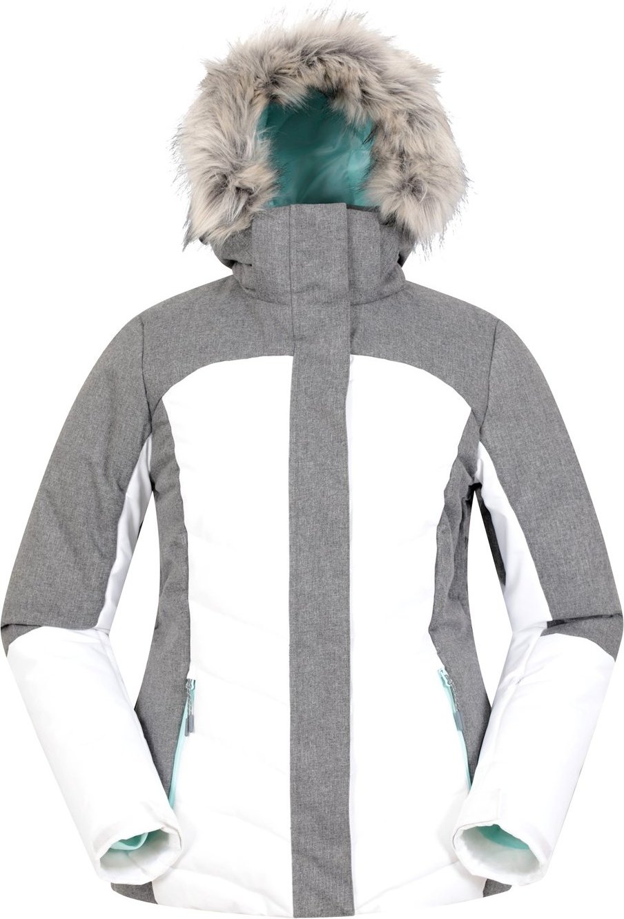 Mountain Warehouse Damen/Damen Pyrenees II Gepolsterte Skijacke (Weiß)