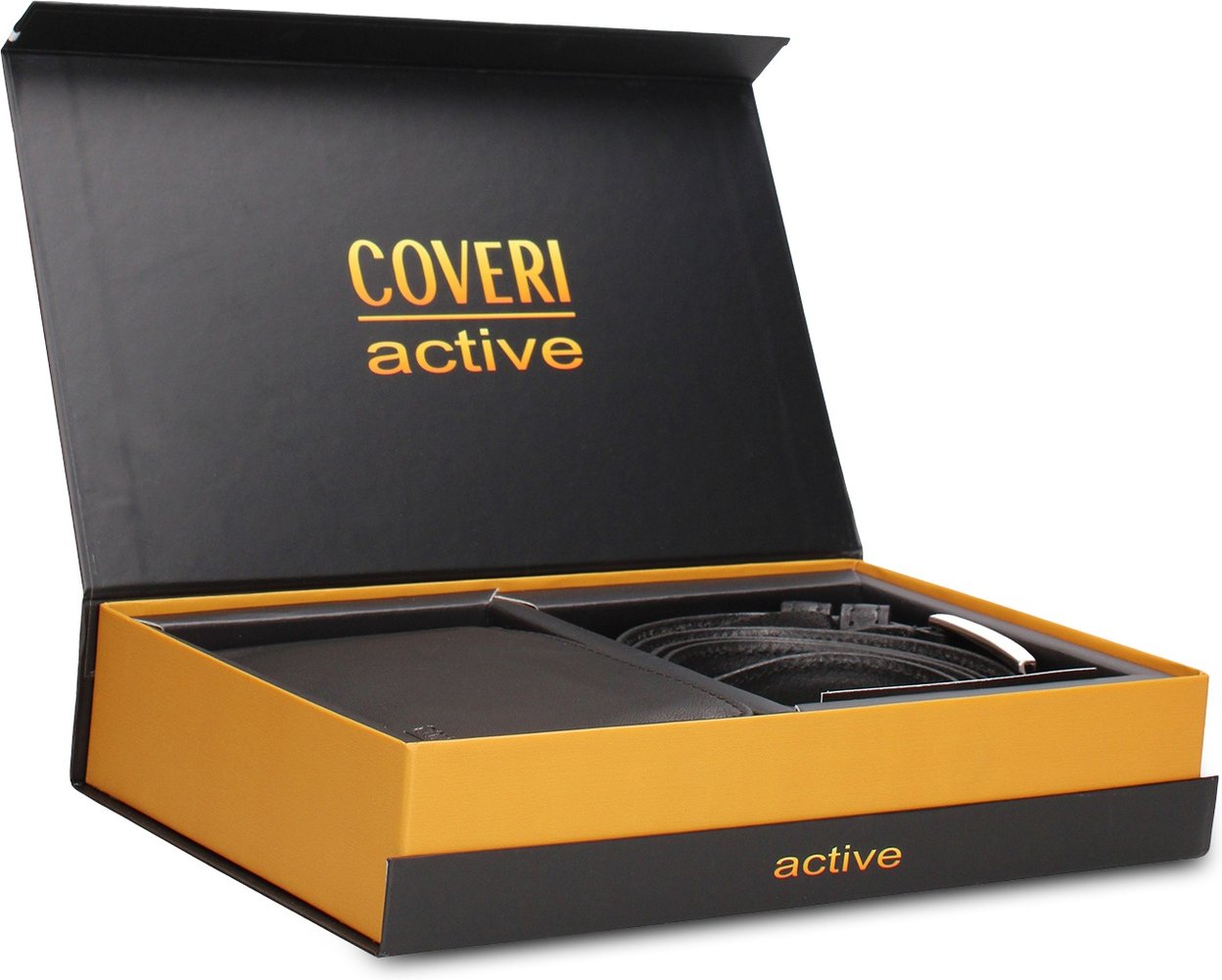 Enrico Coveri Geldbörsen- und Gürtel-Set Men