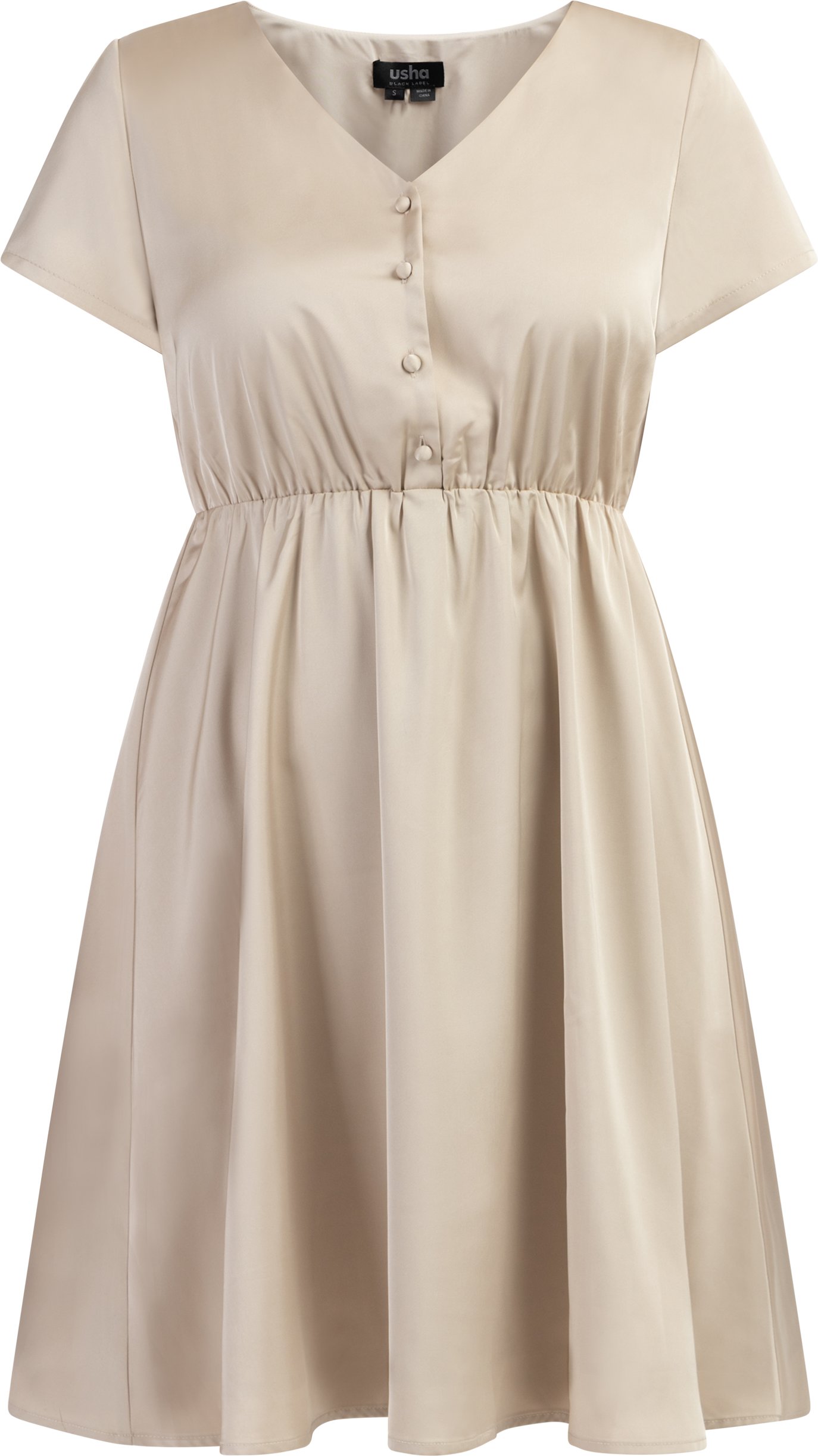 usha Midikleid Damen Beige