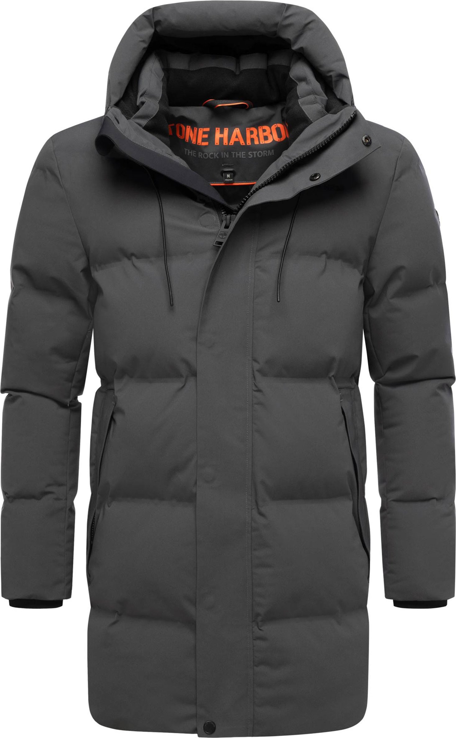 Stone Harbour Herren Winterjacke Darianoo mit Downfree-Steppung & Magnetverschluss