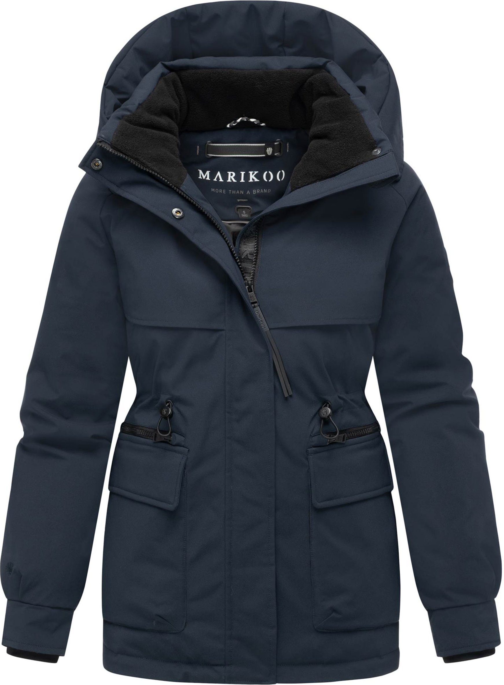 Marikoo Damen Winterjacke Shigaraa mit abnehmbarer Kapuze & Magnettaschen