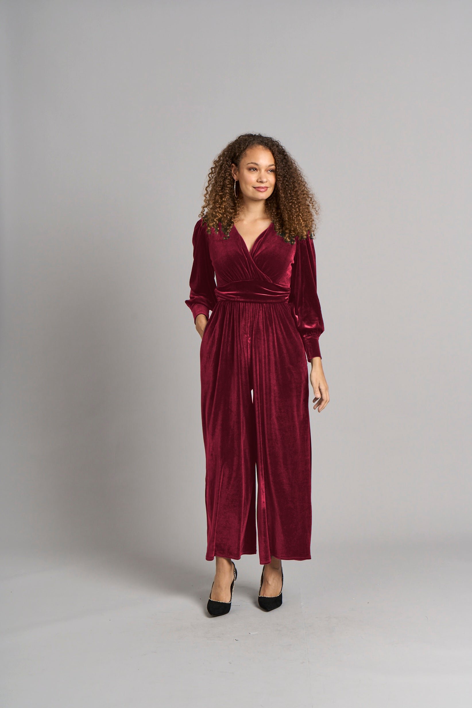 Ava Samt-Overall - Beere