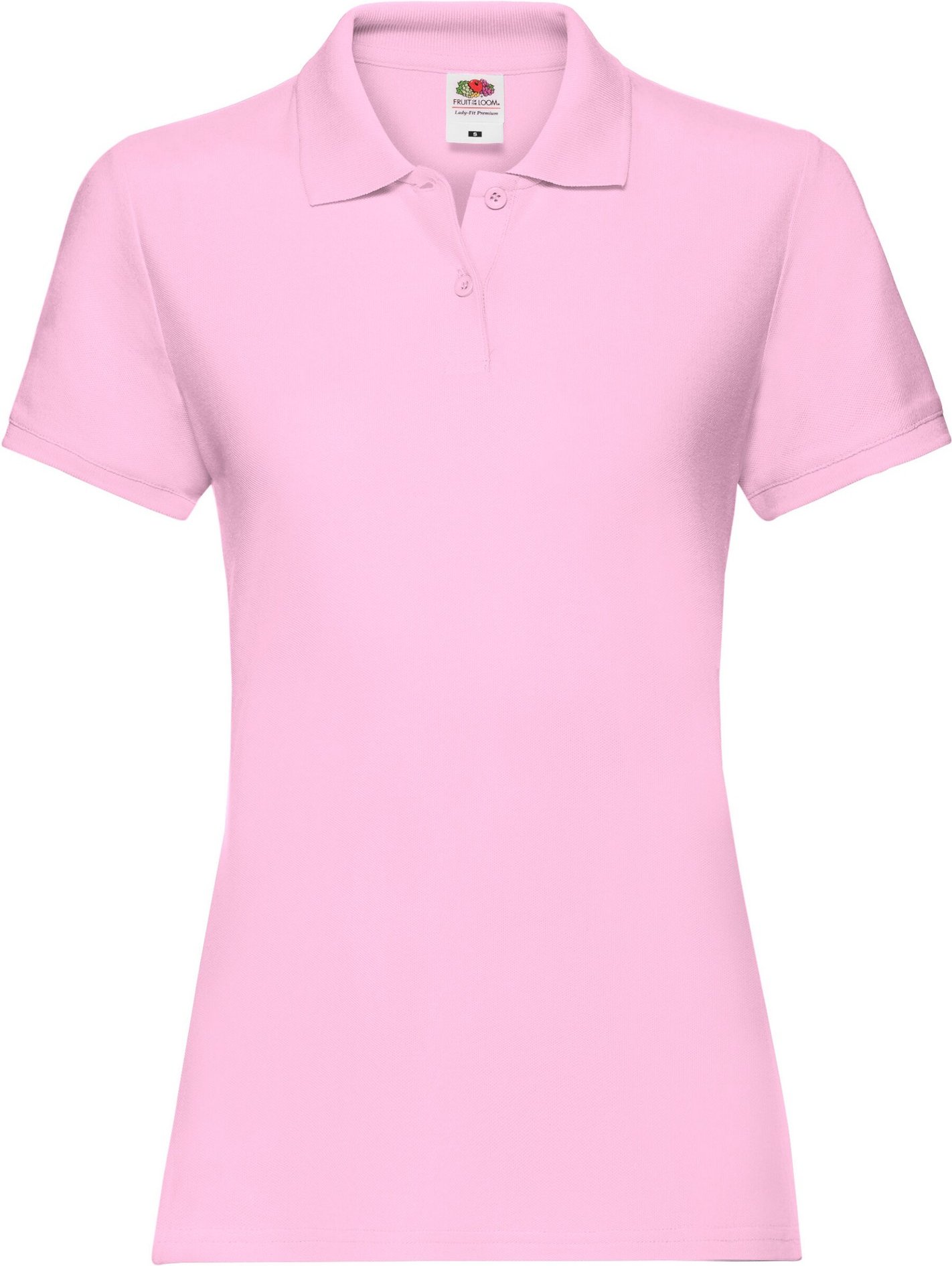 Fruit of the Loom - "Premium" Poloshirt für Damen (Hellrosa)