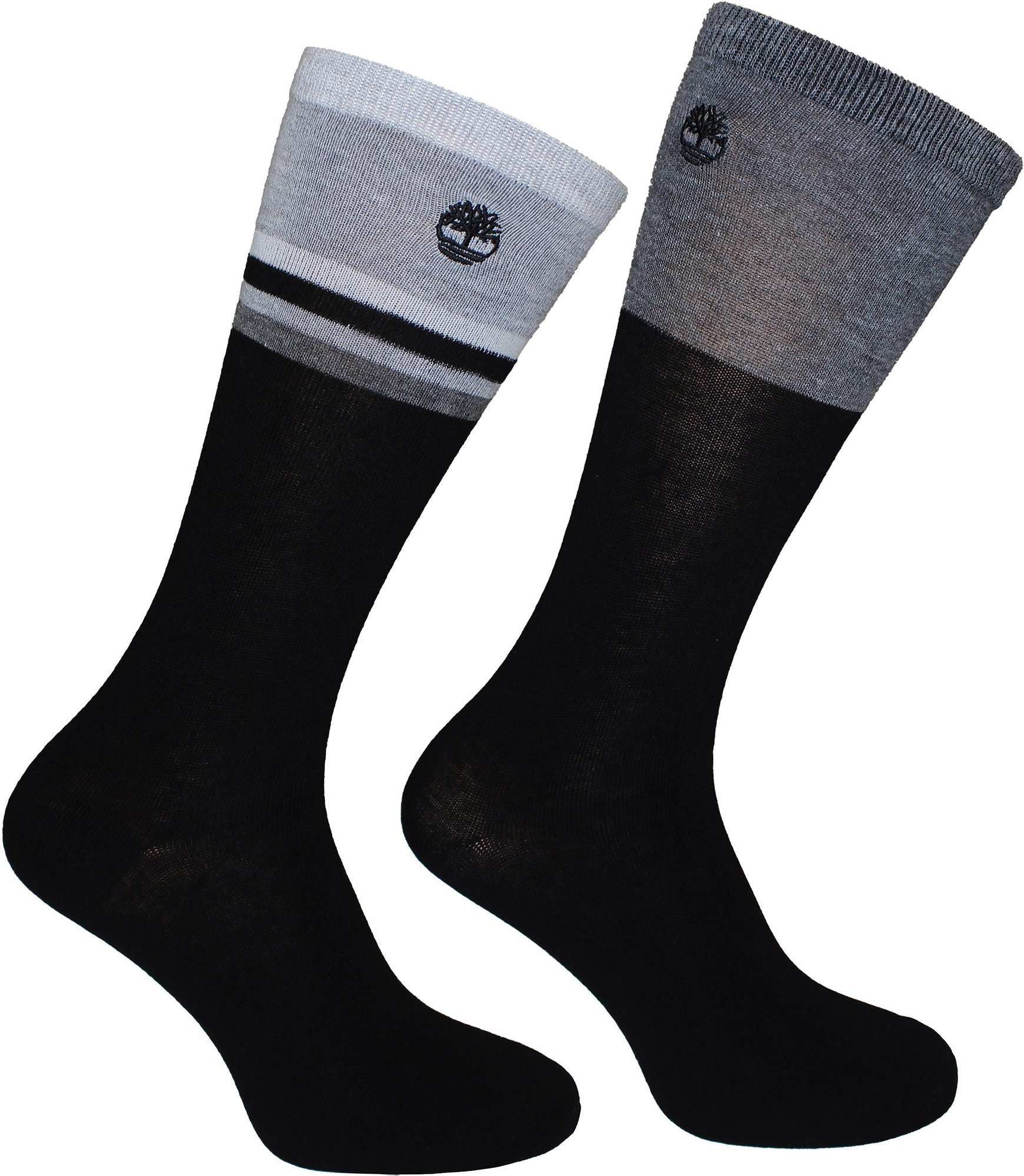 Thumbnail - Timberland 2er-Pack Multi Stripe Herren Mehrfarbige Socken