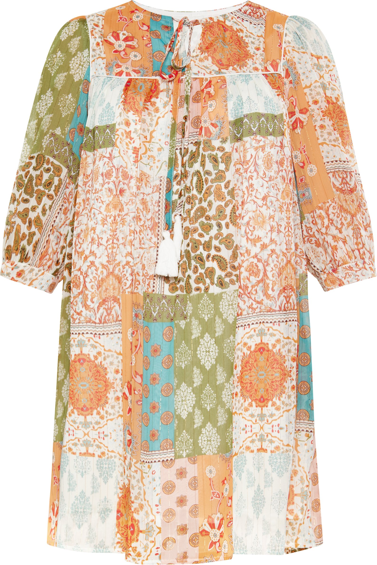 usha Kleid Frauen mehrfarbig orange